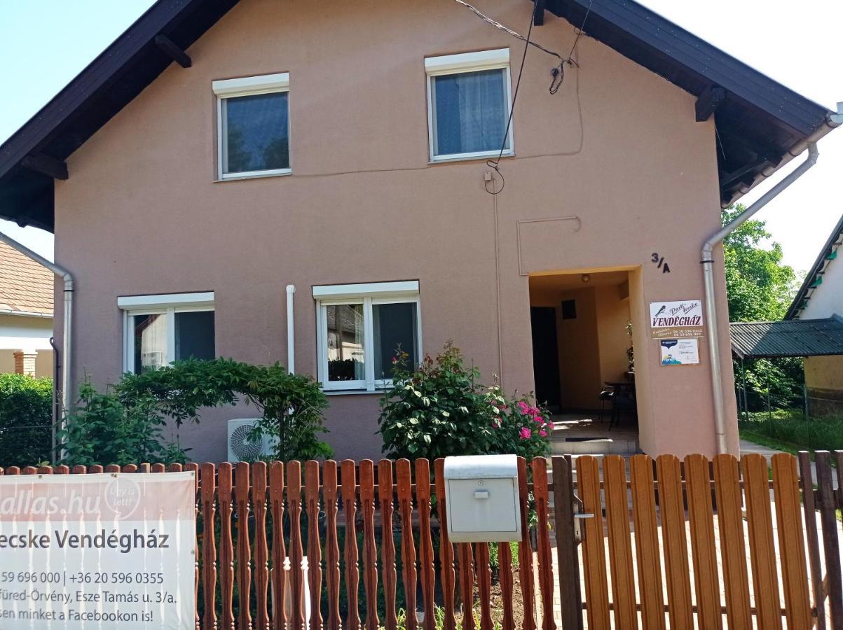 Partifecske Vendeghaz Hotel Tiszafüred Екстериор снимка